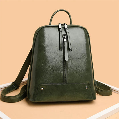 Women Leather Backpack Fashion Backpack Purse Female Travel Shoulder Bag Large Capacity School Bags for Teenage Girl Sac a Dos