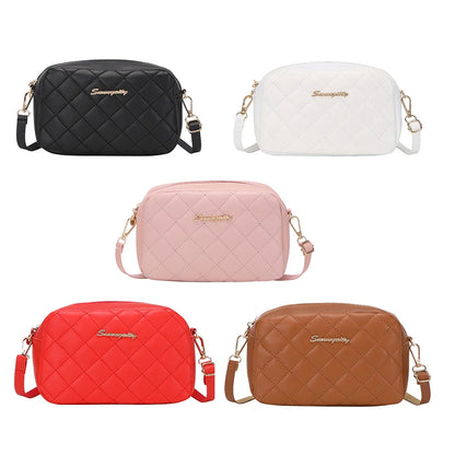 Bolso bandolera pequeño con borlas para mujer, bolso de hombro femenino con bordado de línea de tendencia, cadena de moda, bolsos cruzados para mujer 2024